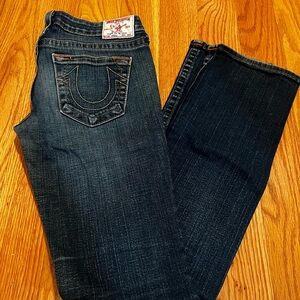 True Religion Women's Indigo Boot Cut Jeans